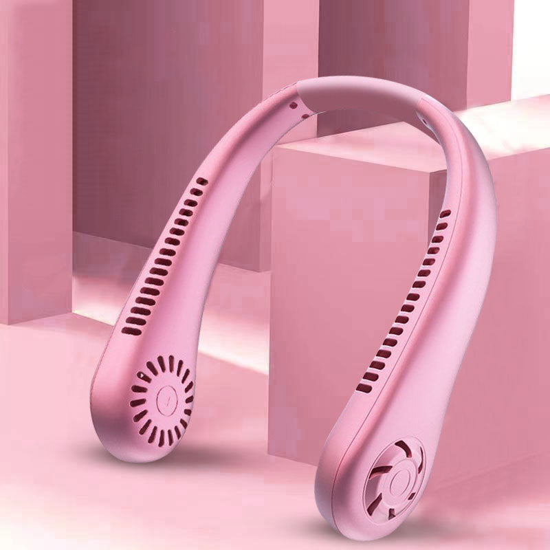 360° Adjustable Portable USB Neck Fan (Leafless Design)
