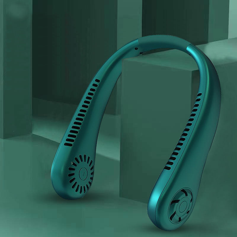 360° Adjustable Portable USB Neck Fan (Leafless Design)