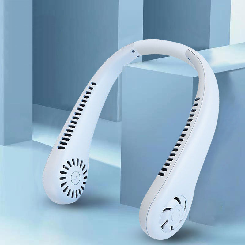 360° Adjustable Portable USB Neck Fan (Leafless Design)